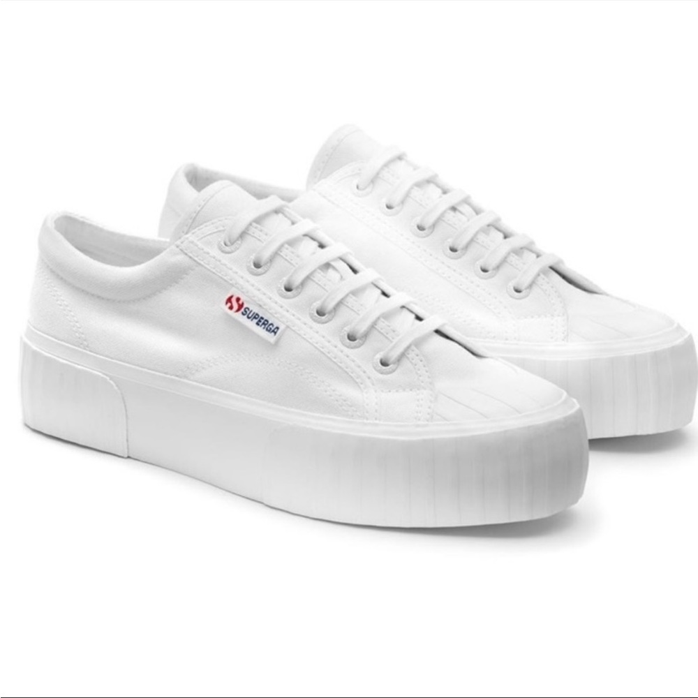 2631 Stripe Platform Superga